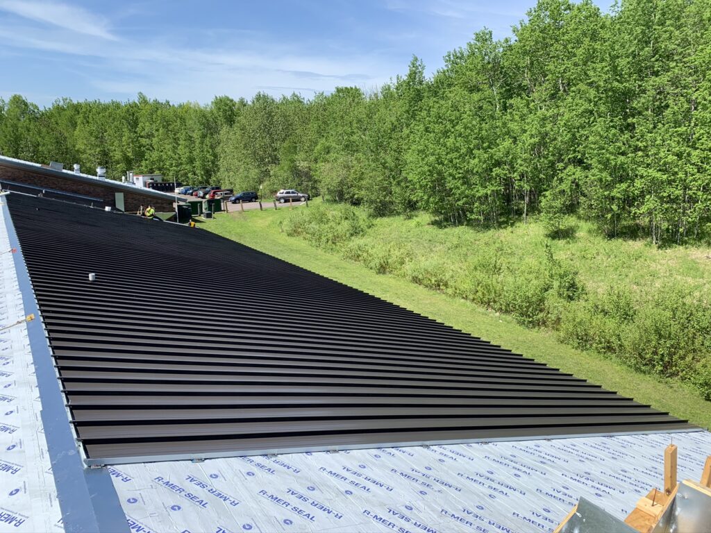 installing a metal roof
